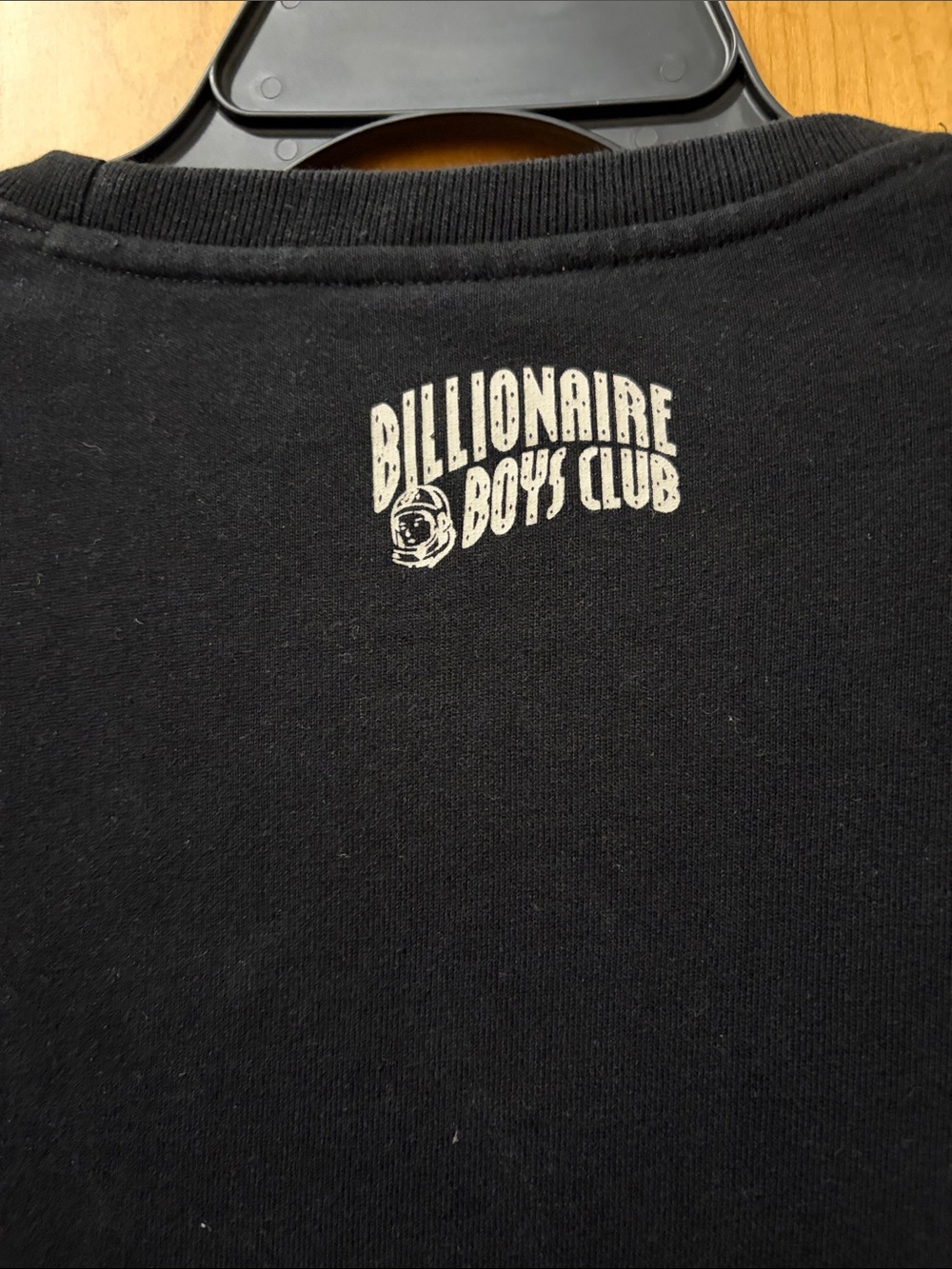 Billionaire Boys Club Black Sweater with Multicolor Astronaut Embroidered Patch - Picture 7 of 7